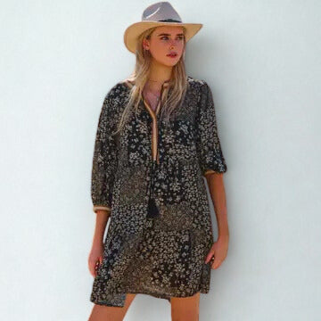 Ditsy Floral Printed Dress