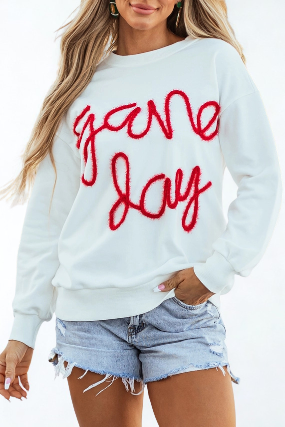 Game Day Drop Shoulder Sweatshirt
